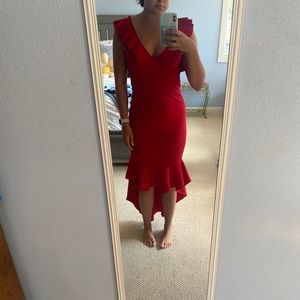 Red dress